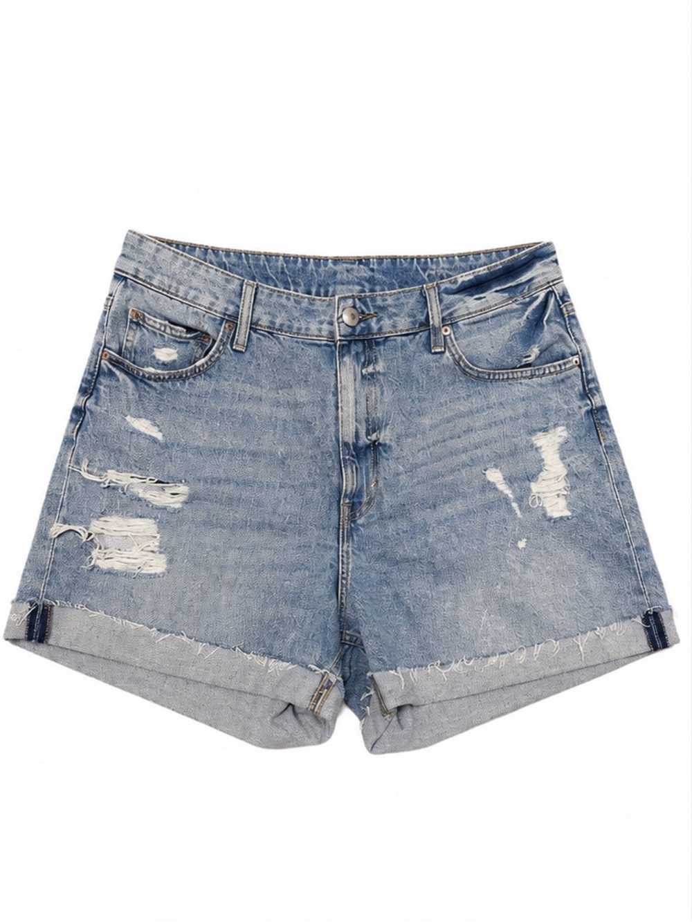 H&M Mom Comfort High Denim Shorts